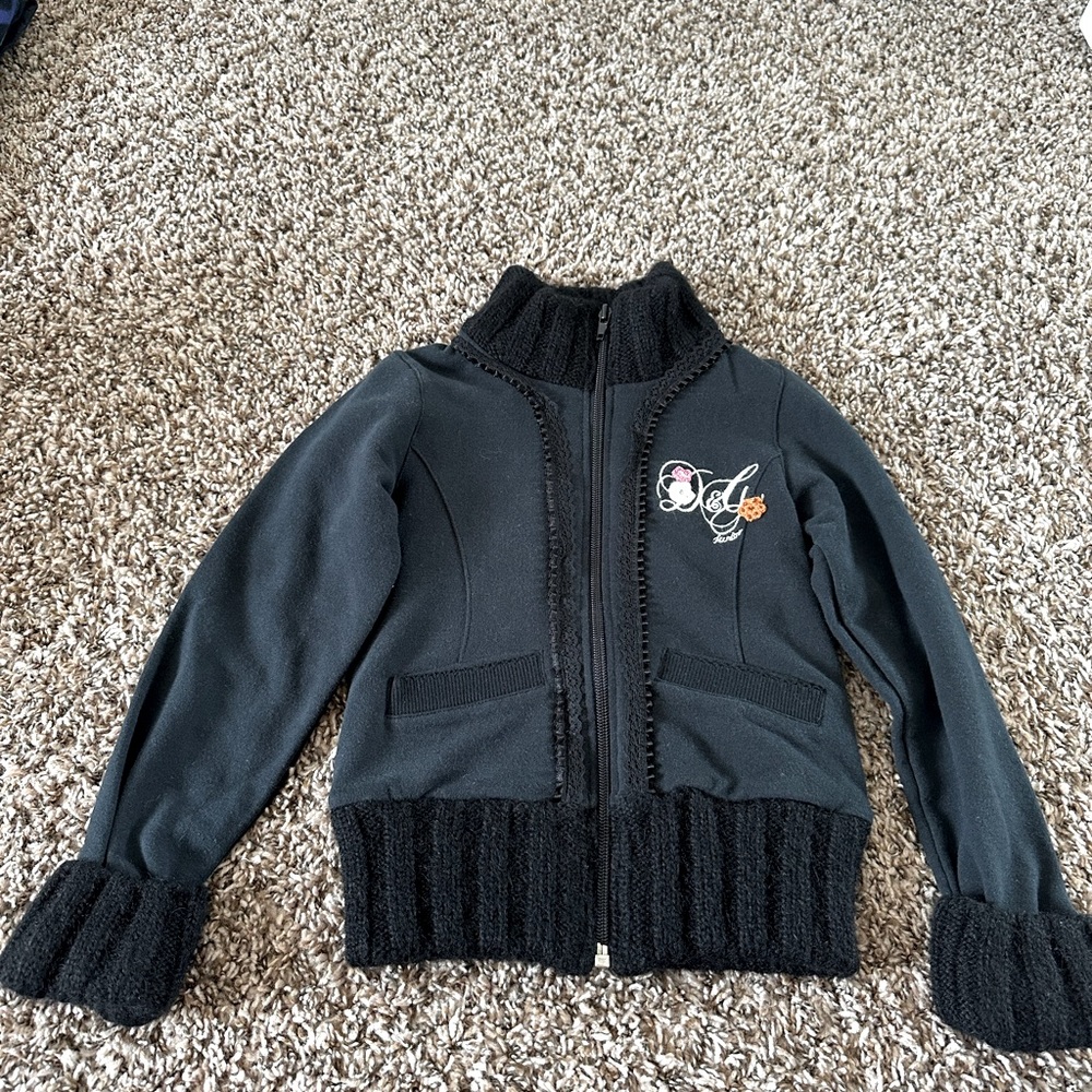 New Dolce & Gabbana Junior zip up Sweater shirt size 4T